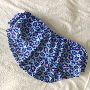 Flow strapless swimsuit top